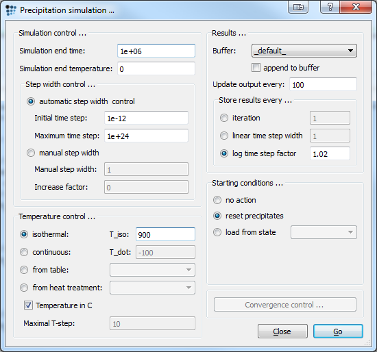  Precipitation simulation parameter