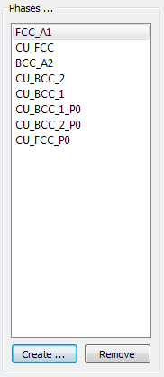  Phase status dialog for Fe-Cu precipitates