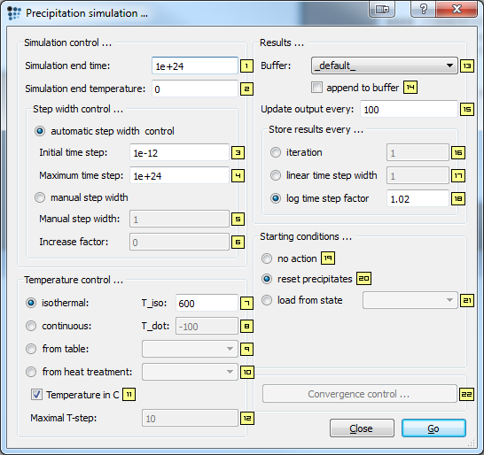 Precipitation kinetics