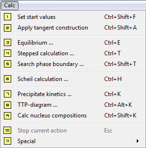  Calc section