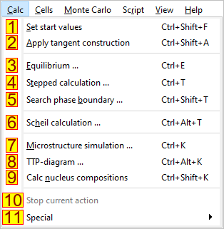  Calc section