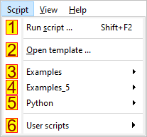  Script section