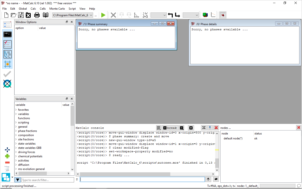  MatCalc Screenshot