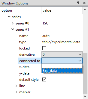  MatCalc options window