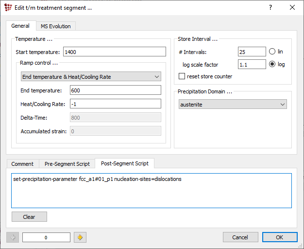  MatCalc post-segment script