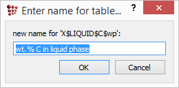  MatCalc convert tables