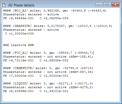  MatCalc phase details