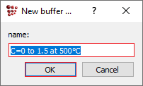  Create buffer window
