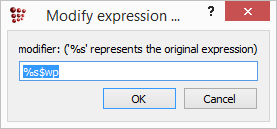  Modify expression