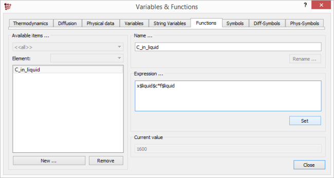  MatCalc Functions and variables